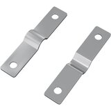  Udarna ploča 2 pcs Srebrno 50 x 10 x 1,2 mm Željezo | shoptok.hr