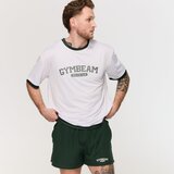 GymBeam Oversized Varsity T-Shirt White S | Eponuda.com