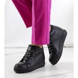 Big Star Black wedge sneakers | shoptok.hr