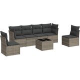  7-dijelni set vrtnih sofa sivi od poliratana | shoptok.hr