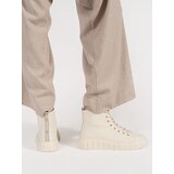 GOODIN Women's high sneakers light beige on a platform | shoptok.hr