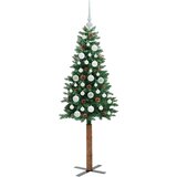  Mršavo božićno drvce Zelena 150 cm PVC i čvrsto drvo bora | shoptok.hr