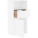  Bočni ormarić s ladicom ODDA bijeli 40x24x79 cm puno drvo bor | shoptok.hr