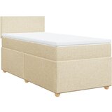 Maison Chic Box spring postelja - Vzmetna postelja z vzmetnico krem 80x200 cm blago SL22880, (21880460) | Shoptok.si