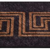  Perivi tepih 80 x 300 cm crno-zlatni protuklizni | shoptok.hr
