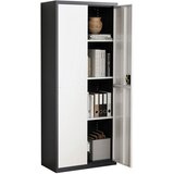 MID.YOU ARHIVSKA OMARA antracit, bela | Shoptok.si