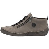 Rieker Gležnarji z vezalkami temno siva | Shoptok.si