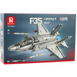 Kockice za slaganje aviona F-35 sa 1490 elemenata - sivi | Shoptok.si