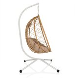 MID.YOU Viseči Stol Cocova, Bela, Bež | Shoptok.si