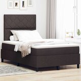 Box spring krevet Tamno smeđa 120 x 190 cm tkanina | shoptok.hr