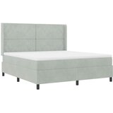  Krevet s opruga kutije Svijetlo siva 180 x 200 cm Baršun | shoptok.hr