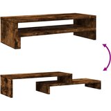  Stalak za monitor boja dimljenog hrasta 54x22x15 cm drveni | shoptok.hr