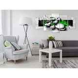  Slika - Shiny Stones (5 Parts) Wide Green 200x100 | shoptok.hr