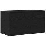  Kutija za spremanje s pohranom Crni hrast 84 x 42 x 46 cm | shoptok.hr