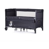 Chipolino putni krevetić s pomičnom stranicom Relax - Anthracite | shoptok.hr