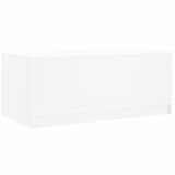  Stolić za kavu sa staklenim vratima bijeli 102 x 50 x 42 cm | shoptok.hr