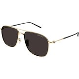 Mont Blanc MB0417SA 001 ONE SIZE (60) Zlata/Siva | Shoptok.si