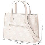 Guess Ročna torbica 'IZZY 2' pesek / off-bela | Shoptok.si