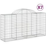  Lučne gabionske košare 7 kom 200x50x100/120cm pocinčano željezo | Eponuda.ba
