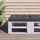  Jastuk za palete crni 58 x 58 x 10 cm od tkanine | shoptok.hr