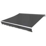 vidaXL Ročno zložljiva tenda 300 cm antracit Cene