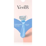 Gillette Venus Intimate ženski brivnik za urejanje bikini linije + nadomestna glava 2 kos Slike