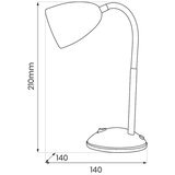  Stona lampa LOGIC 1xE27/60W/230V crna | Eponuda.com
