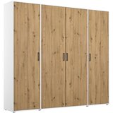 Modern Living Omara S Klasičnimi Vrati Voyager, Barva Hrasta, Bela | Shoptok.si
