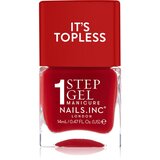 Nails Inc. It’s Topless gel lak za nohte za dolgoobstojen učinek odtenek Kendall 14 ml Cene