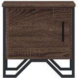 vidaXL Nočna omarica 2 kosa rjavi hrast 40x30x40 cm inženirski les | Shoptok.si