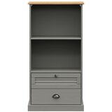  Regal za knjige VIGO sivi 60x35x114,5 cm od masivne borovine | shoptok.hr