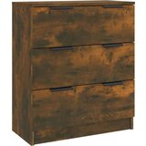  Komoda boja dimljenog hrasta 60x30x70 cm od konstruiranog drva | shoptok.hr