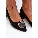 S. BARSKI Low-Heeled Court Shoes Made of Eco Suede S.Barski | Shoptok.si