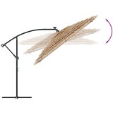  Vrtni suncobran s čeličnom šipkom smeđi 269x269x235 cm | shoptok.hr