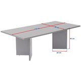 Kalune Design Klubska mizica v hrastovem dekorju v naravni barvi 60x119 cm Sabin – | Shoptok.si