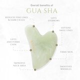 KORIKA Tools Gua Sha Green Jade Stone pripomoček za masažo za obraz | Shoptok.si