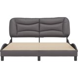  Okvir za krevet bez madraca Hvar sivi 160x200 cm od umjetne kože | shoptok.hr