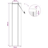 Rolo zavjesa Smeđa 70 x 220 cm Bambus | shoptok.hr