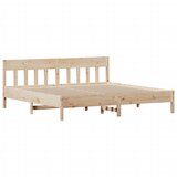 vidaXL Posteljni okvir z vzglavjem 200x200 cm trdna borovina, (21038430) Cene