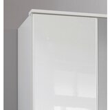 MID.YOU omara za oblačila, srebrne barve, bela, bela, visoki sijaj | Shoptok.si