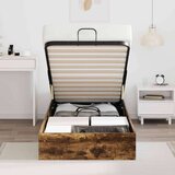  Otoman krevet Dimljeni hrast 193 x 120 x 25 cm Iverica - Dimljeni hrast 90 x 200 cm | shoptok.hr