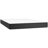  Box spring postelja z vzmetnico črn 140x200 cm umetno usnje, (20898968) | Shoptok.si