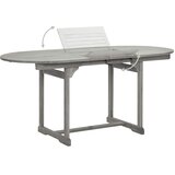  Vrtni blagovaonski stol (120-170) x 80 x 75 cm od drva bagrema | shoptok.hr
