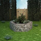 vidaXL &Scaron;esterokutna gabionska sadlica 160 x 140 x 50 cm cijene