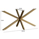 Hanah home Noge za stol u obliku hobotnice, 150x71x78 cm, bijela | Eponuda.ba