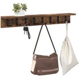  Vješalica za kapute na zidu Dimljeni hrast 80 x 10,5 x 10,5 cm | shoptok.hr