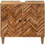 Ormarić za umivaonik Smeđa 62 x 33 x 58 cm Čvrsto drvo manga | Eponuda.com