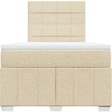  Krevet box spring s madracem krem 120 x 190 cm od tkanine | shoptok.hr
