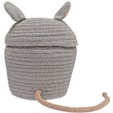 Lorena Canals Siva tekstilna otroška škatla za shranjevanje ø 15x15 cm Mini Renata the Rat – | Shoptok.si