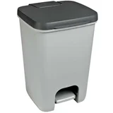 Siva plastična kanta za smeće s pedalom 20 l Essentials –